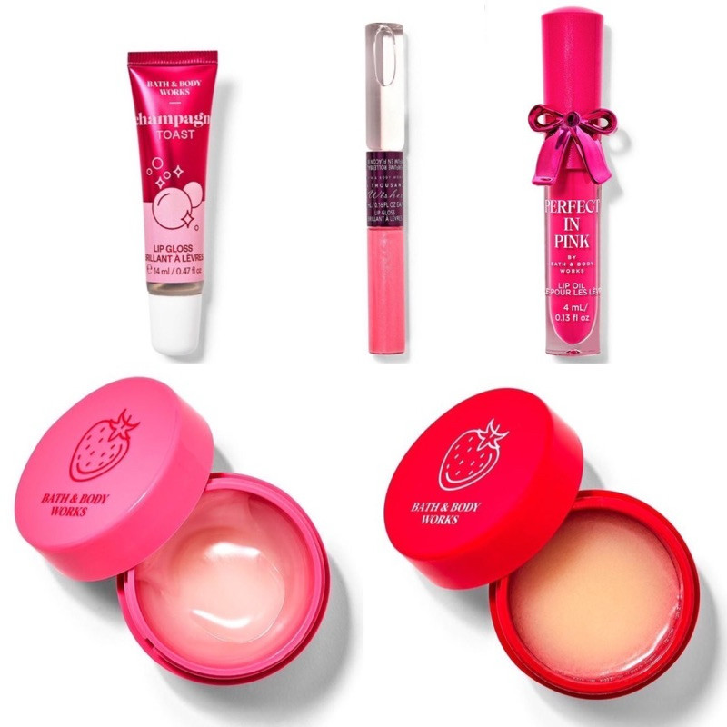 ของแท้ชอปไทย/พร้อมส่ง Bath & Body Works Lip Gloss Lip Oil Lip Mask Lip Scrub ลิปกลอส ลิปออย ลิปสครับบำรุงริมฝีปาก