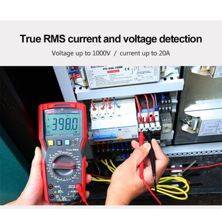 Uni-t UT89X UT89XD UT89XE มัลติมิเตอร์ดิจิทัล 1000V DC AC แรงดันไฟฟ้า 20A ความต้านทานกระแส ประจุกระแสไฟ ทดสอบความถี่ NCV