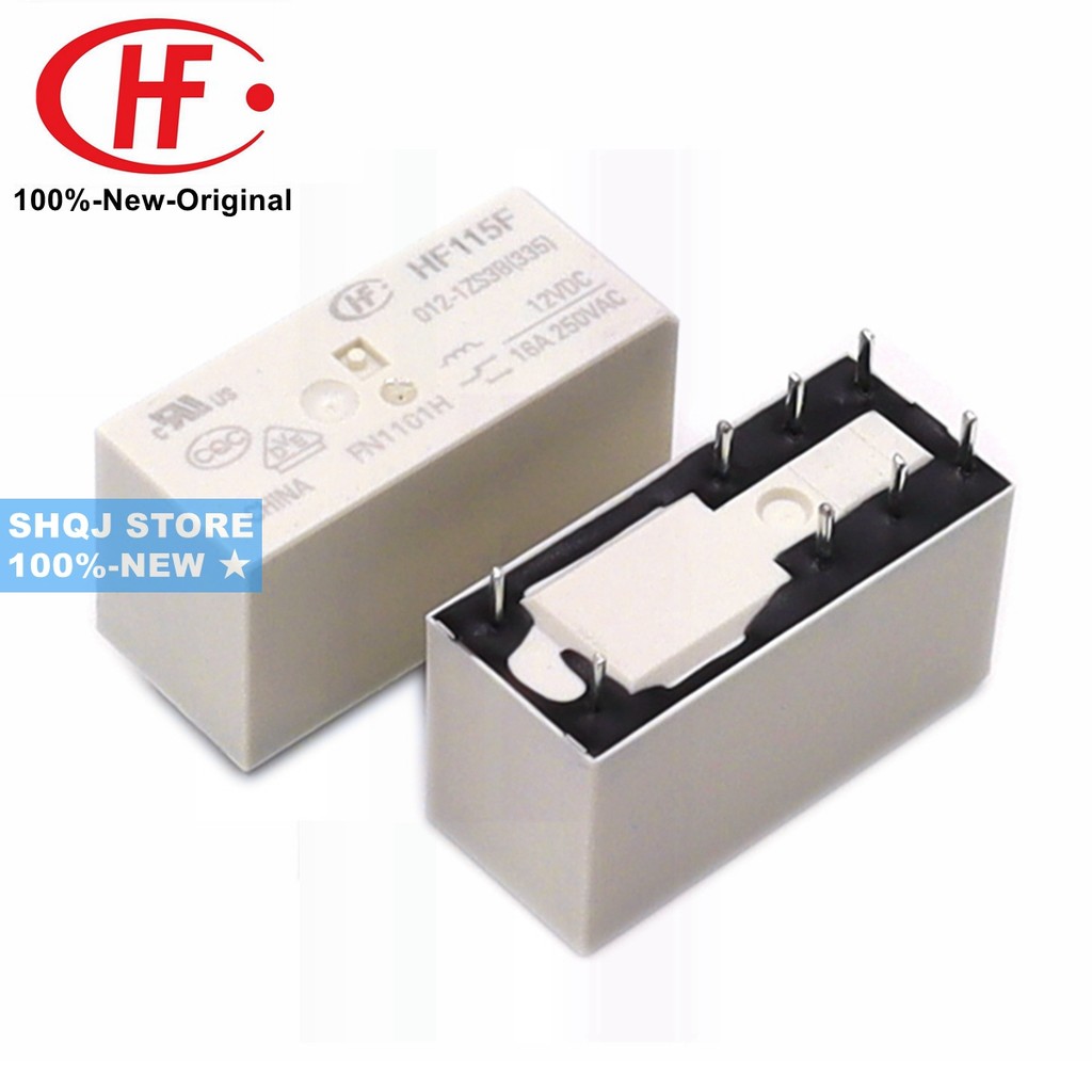 Hf 100%-ใหม่ 10 ชิ้น HF115F 012-1ZS3B 12VDC 16A 1CO 8PIN RELAY เดิม