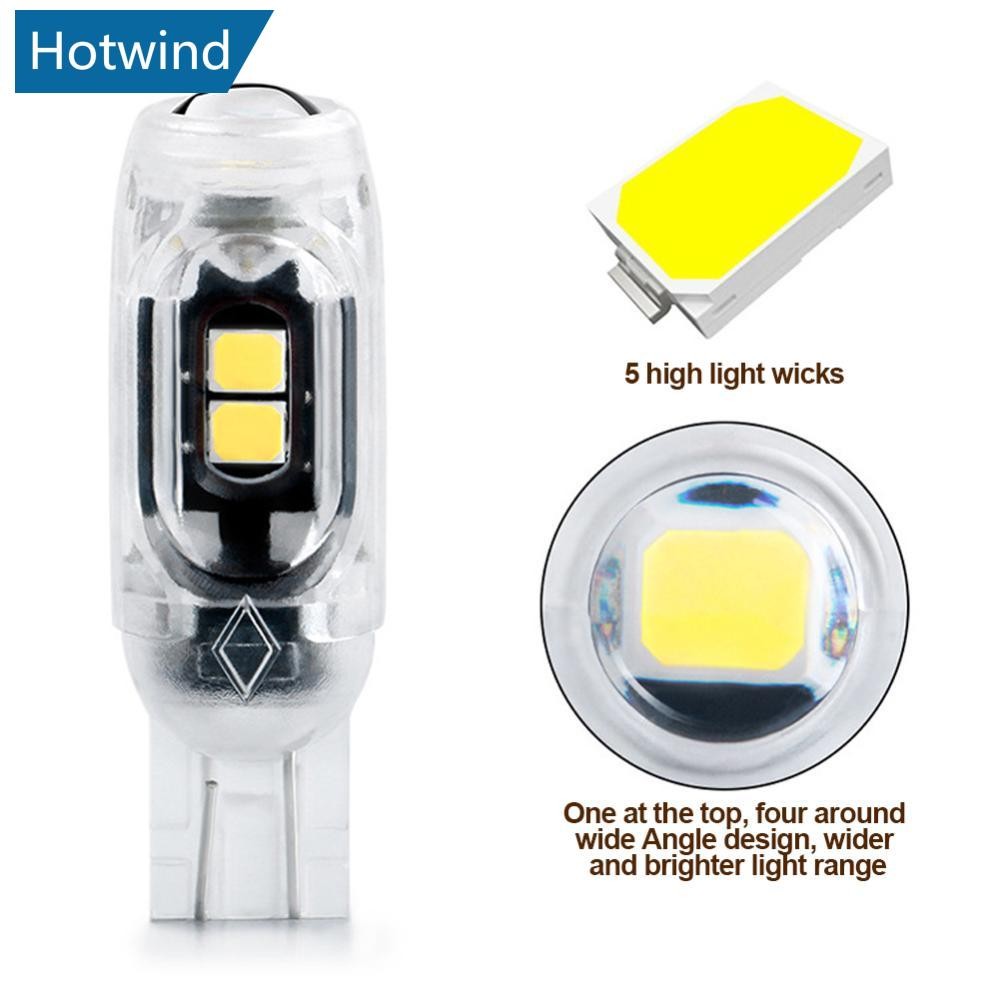 Hw 1 PC T10 รถจักรยานยนต์รถไฟเลี้ยว LED Canbus 5SMD Beacon Gap Light วันขับรถอ่านป้ายทะเบียน P7Y4