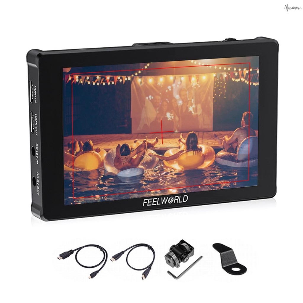 Feelworld F7 PLUS 7 นิ้วกล้อง DSLR Field monitor Video monitor หน้าจอสัมผัสแผงควบคุม 4K HDMI Input O