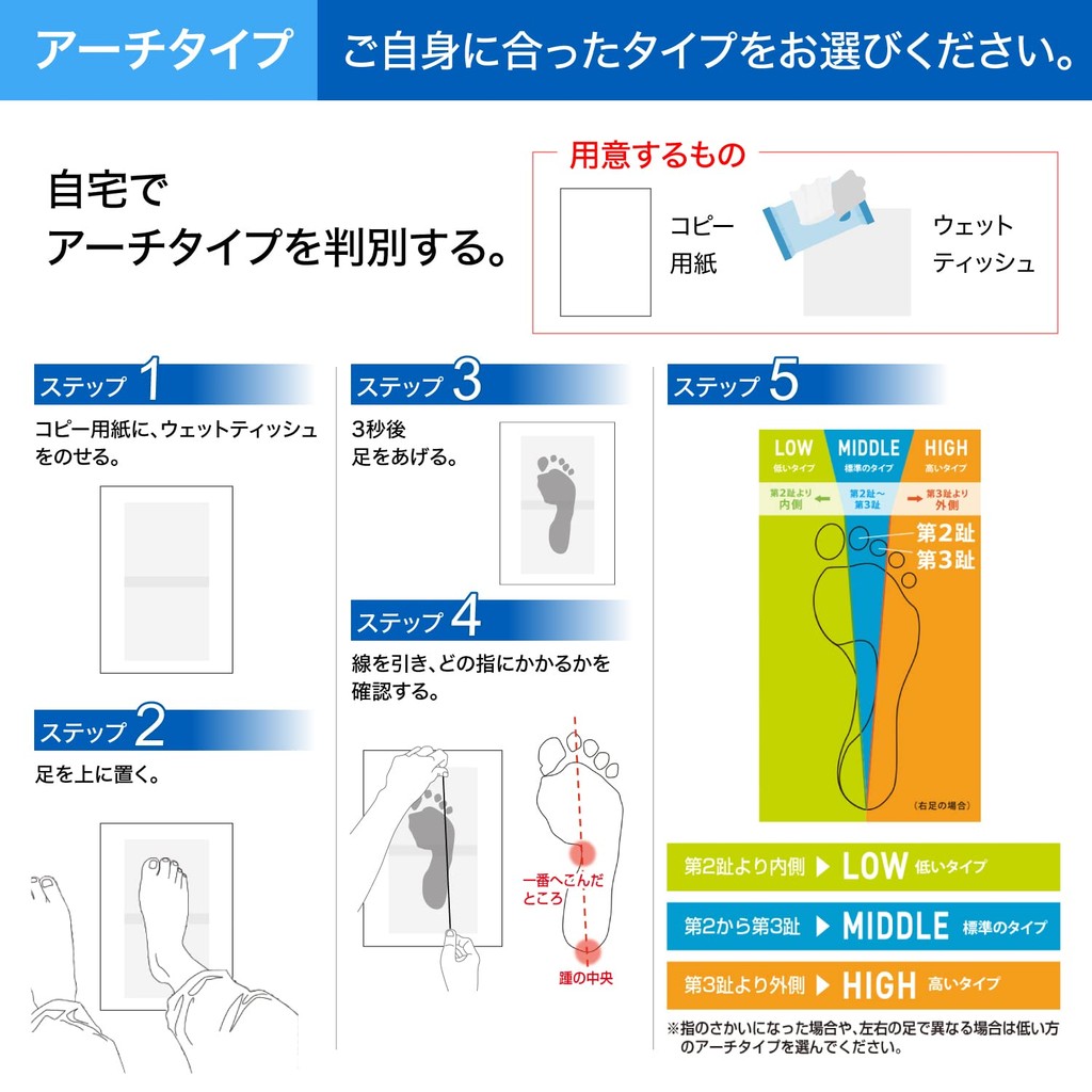 ZAMST Footcraft Insole L Size Arch Support Shock Absorption Grip Sports Shoe Insert ราคา ถูกที่สุด ดีลบีเคเค แกลเลอรีภาพที่ 6