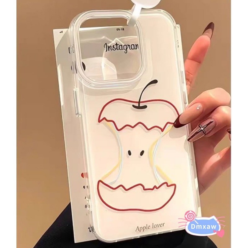 น่ารัก Apple ครีมเคสโทรศัพท์สําหรับ Vivo iQOO 13 7 Z9 Turbo + Z9x Z8 Z8x Z7 Pro Z7i Z6 Lite Z5x Z3 Z