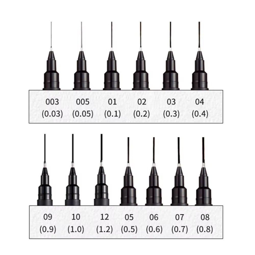 1PC ญี่ปุ่น UNI เข็มหลอดเจลปากกา PIN-200 การออกแบบการ์ตูน 0.05-0.8 มม.วาด Outline กันน้ํา Tracing ดินสอ Art เครื่องเขียนอุปกรณ์สํานักงาน - รูปที่ 5