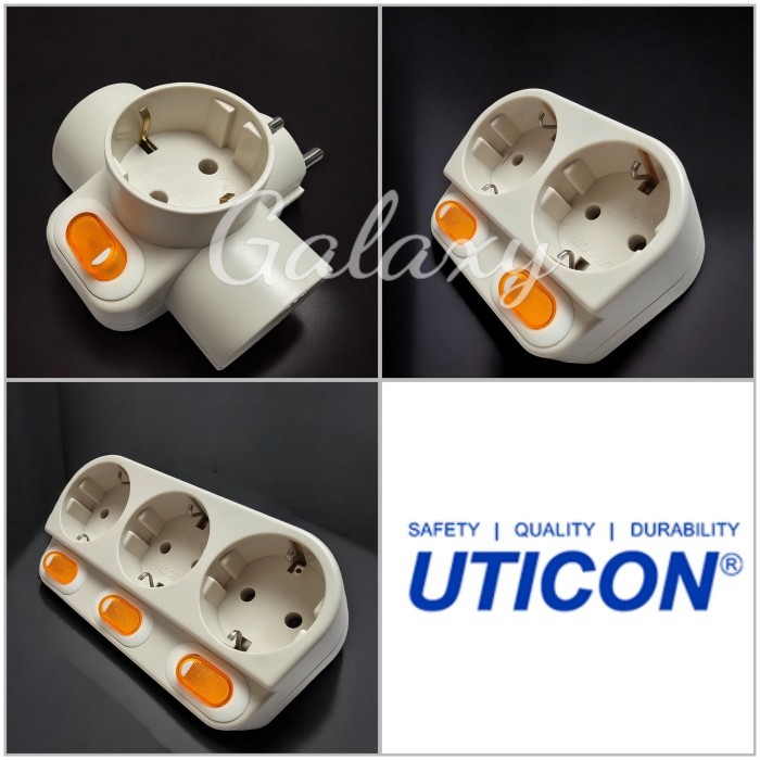 Express * Original UTICON - Letter T Socket - 2 / 3 Holes Plus Switch