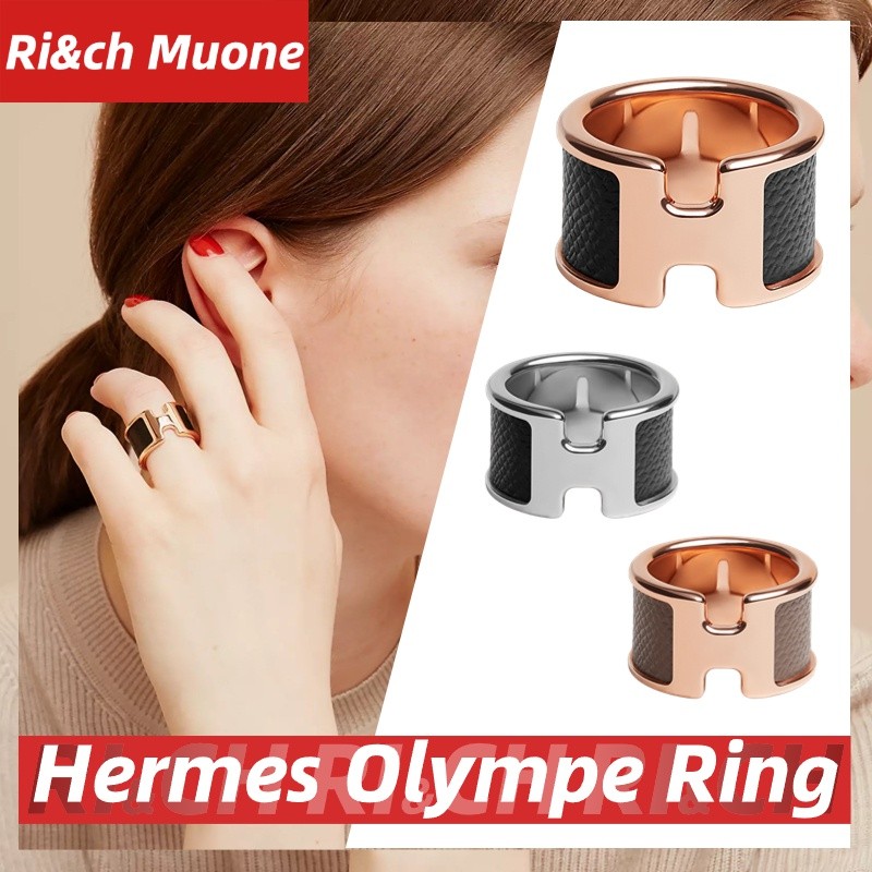#Rich Muone Hermès ราคาถูกที่สุดใน Shopee แท้Olympe Ring แหวน Hermes