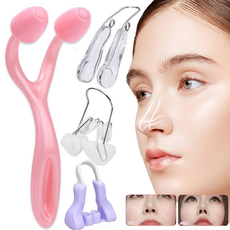 Soft Silicone Nose Up Lifting Shaping Shaper - สะพานจมูกไร้ความเจ็บปวด Orthotics Clip - เครื่องมือเสริมความงามจมูก