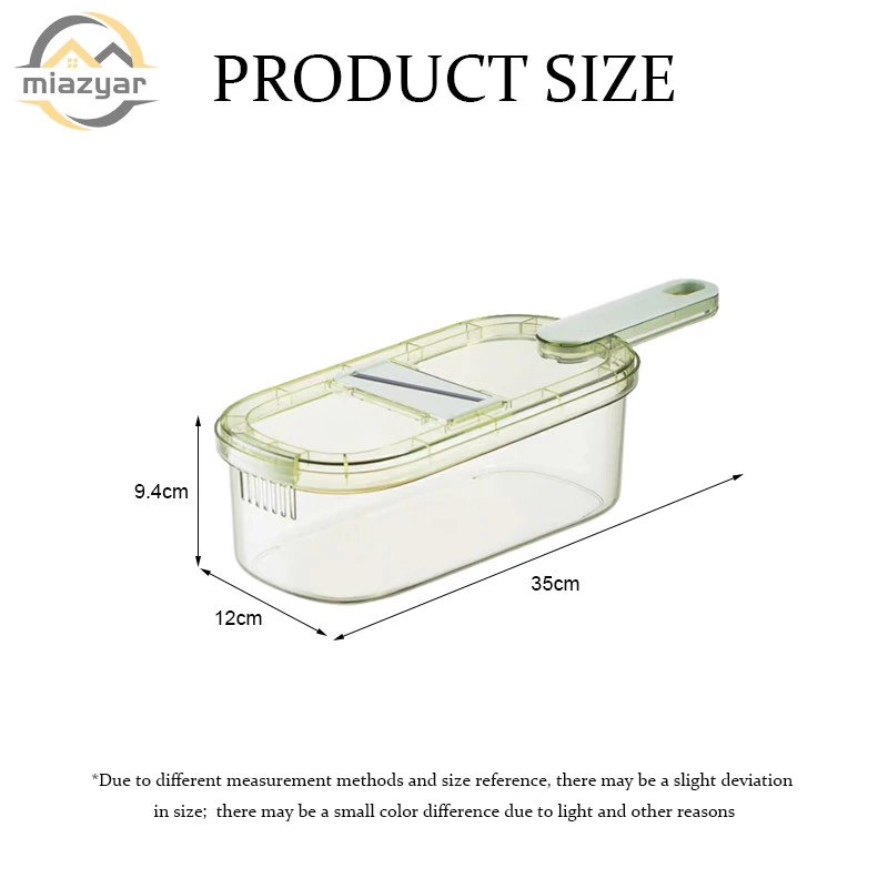 เครื่องหั่นผักอเนกประสงค์ 6 in 1 พร้อมใบมีด 6 ใบ เครื่องหั่นมันฝรั่ง เครื่องขูดกระเทียม เครื่องหั่นผลไม้ พร้อมตะกร้าระบา thumbnail 10