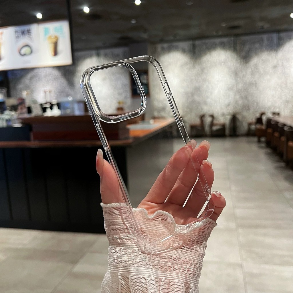 🔥ส่งจากไทย🔥ซองใส่แอปเปิ้ลใสบางเฉียบสูงสำหรับ 11 12 13 14 15 16 PRO MAX XR XSMAX 7/8PLUS XS 14 15 16 PLUS #073