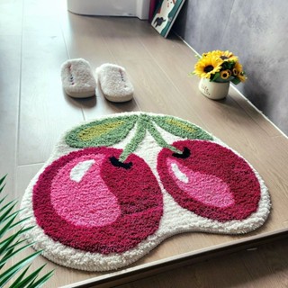 FS พรมเช็ดเท้า 40x60 ตกแต่งห้อง กันลื่น นุ่มนิ่ม ซึมซับน้ำได…