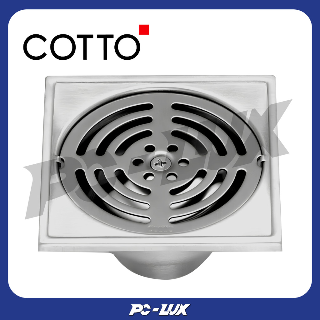 COTTO ตะแกรงกันกลิ่นสเตนเลสเหลี่ยม รุ่น CT640Z2P(HM) ขนาด 1.5-3 นิ้ว
