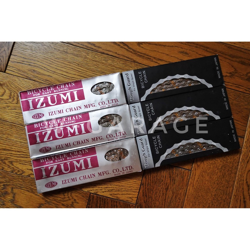 Izumi Chain Venue Dead Fly ความเร็วเดียว Living Fly จักรยานจักรยานโซ่ High-Strength Anti-Rust Silver