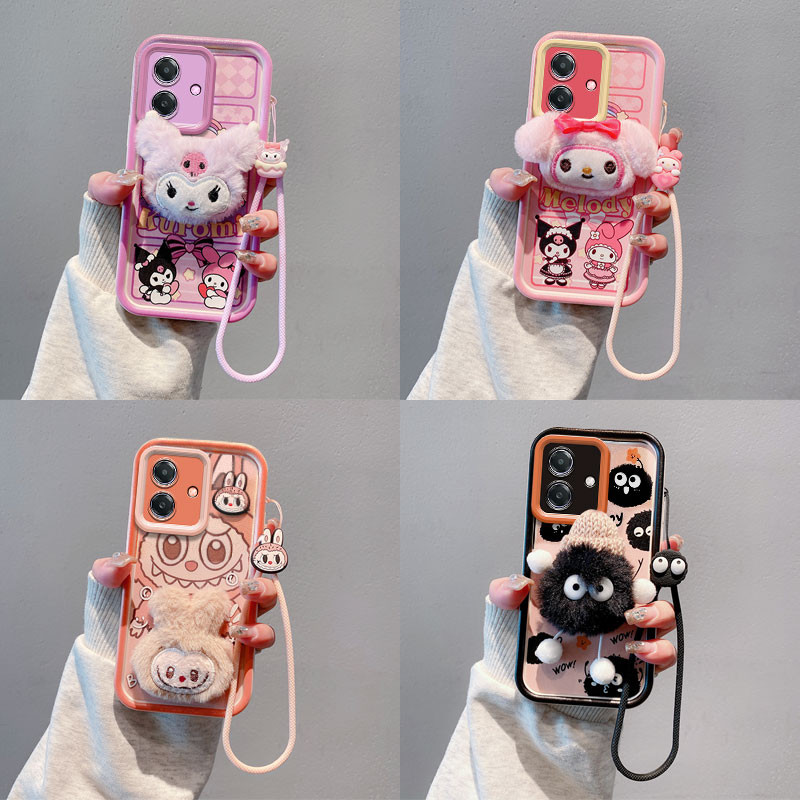 เคส  oppo a3x เคส oppo a3 เคสโทรศัพท์ตุ๊กตาผ้ากํามะหยี่สําหรับเคส oppo a3x