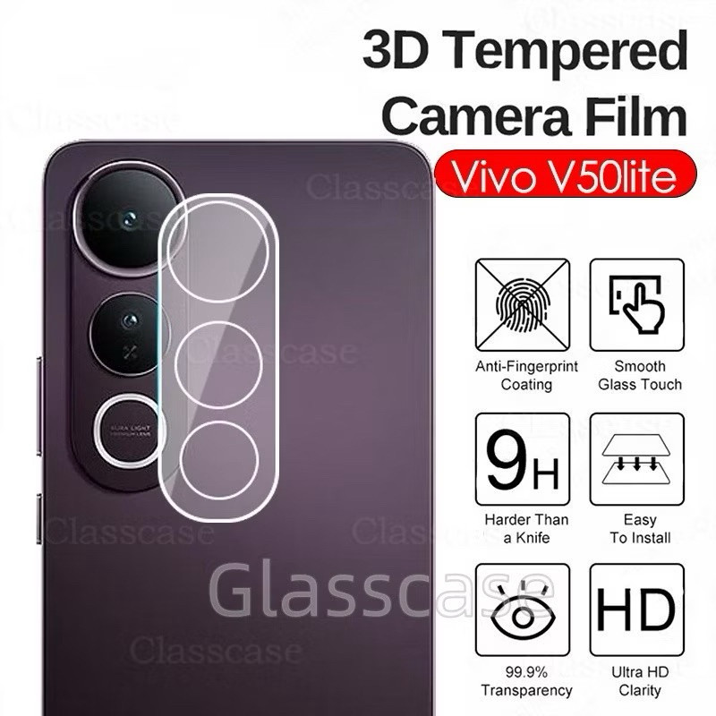 [ส่งจากไทย]ฟิล์มกันรอยกล้อง สำหรับ Vivo V60 5G V50Lite V50 5G ฟิล์มกระจกเลนส์กล้อง สีใส ฟิล์มกล้อง