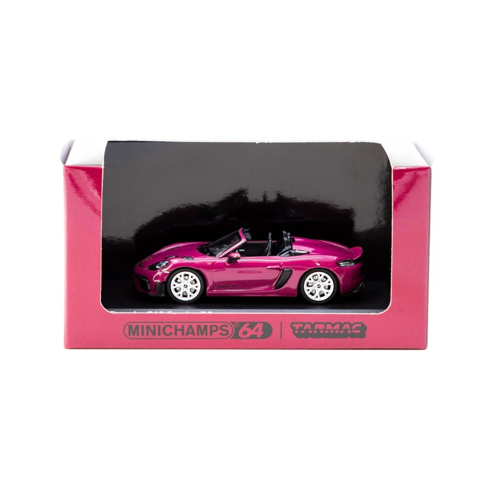 MINICHAMPS X Tarmac Works 1/64 Porsche 718 Spyder RS Ruby Star Neo