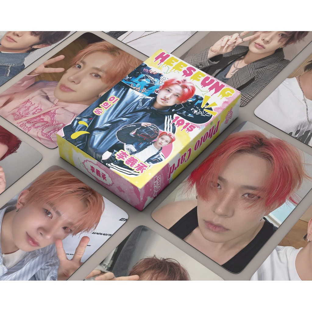 50-55 ชิ้น/กล่อง EN-HYPEN Photocards อัลบั้มใหม่ SINGLE -YOU- เลเซอร์ Lomo การ์ด ENHYPEN HESEUNG JAK