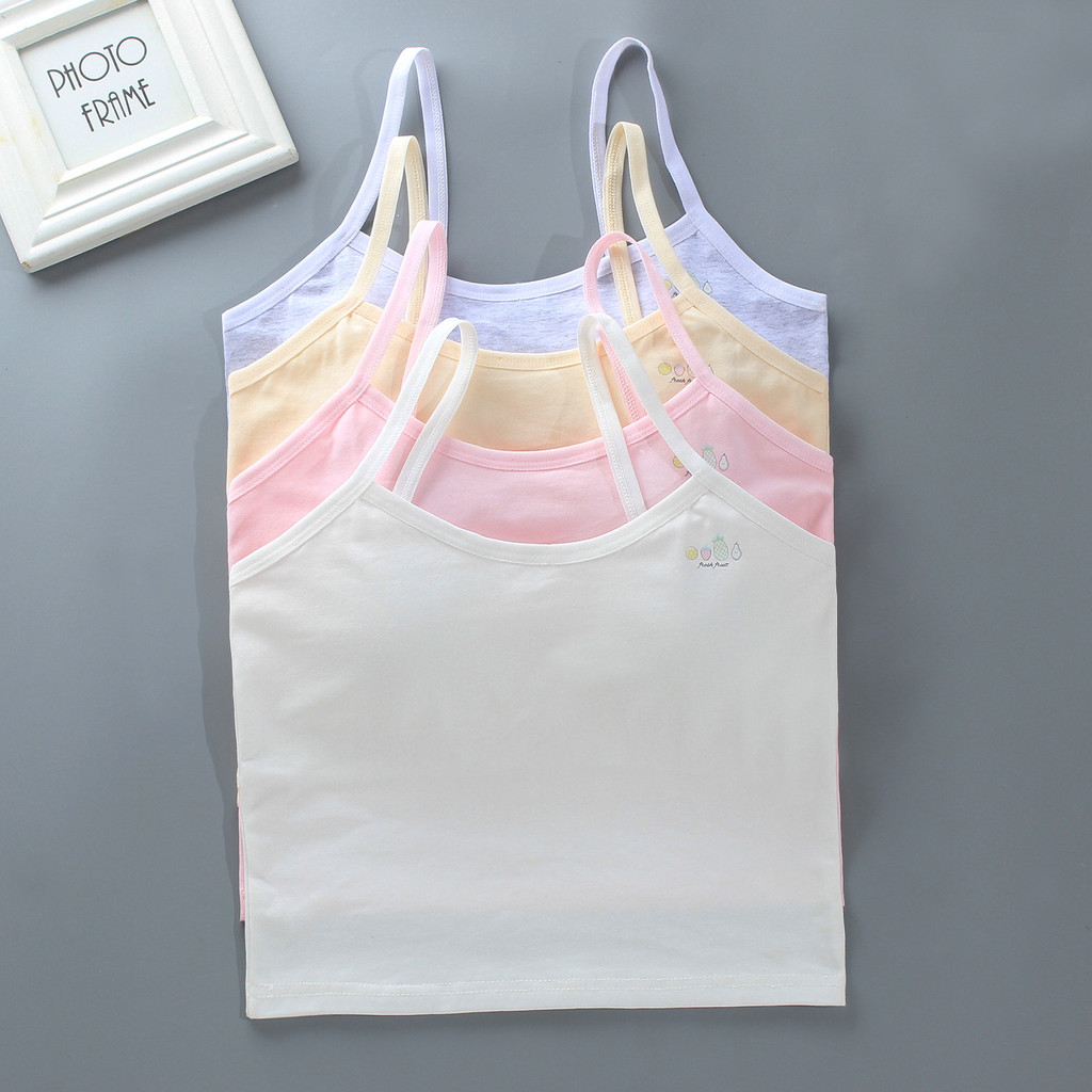 เสื้อกั๊กสำหรับเด็กหญิงอายุ 12-15 ปี ทำจากผ้าฝ้าย สไตล์ยกทรง เหมาะสำหรับนักเรียน