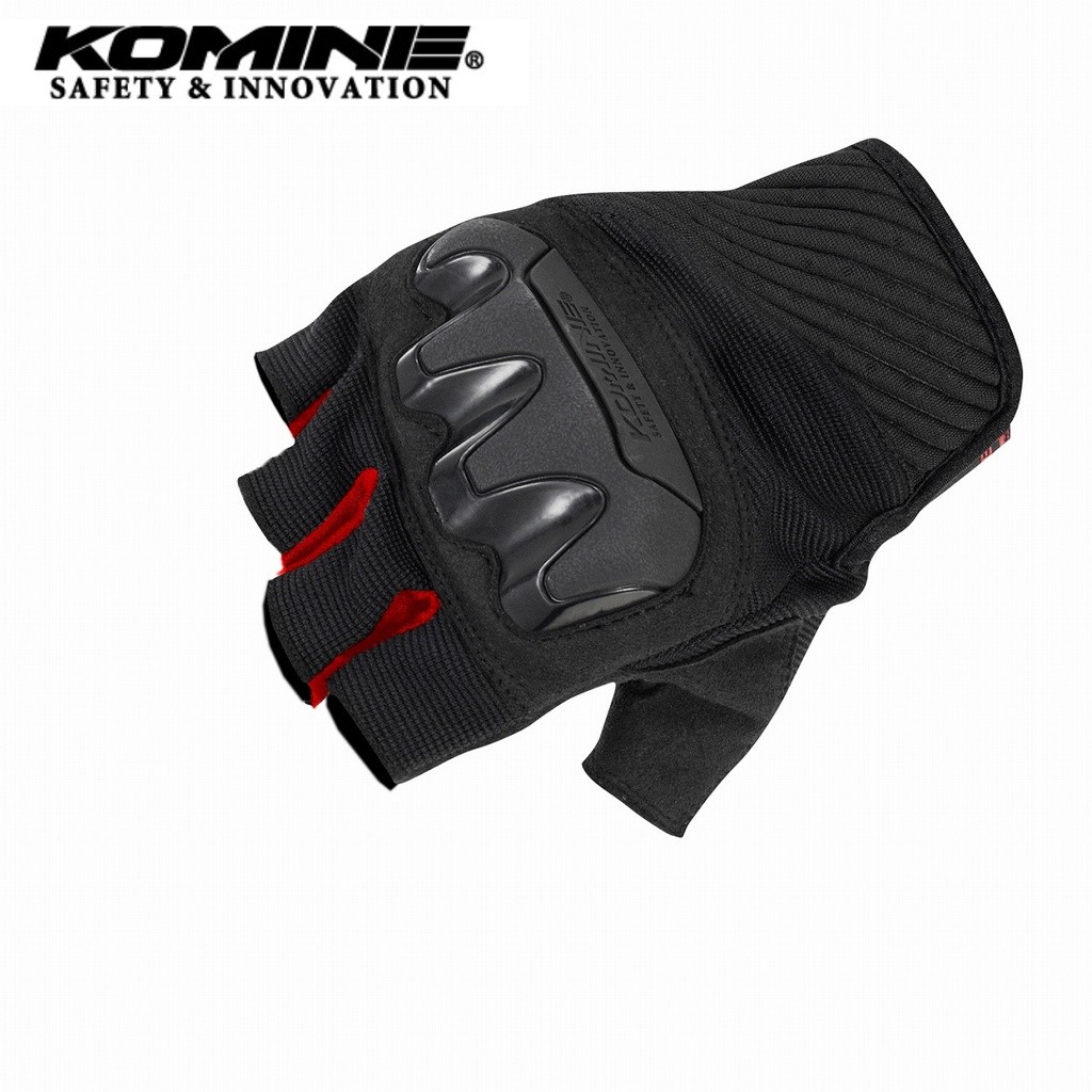 Komine GK-242 Protect Mesh Half Finger Gloves KOMINE Motorcycl Gloves ถุงมือ KOMINE