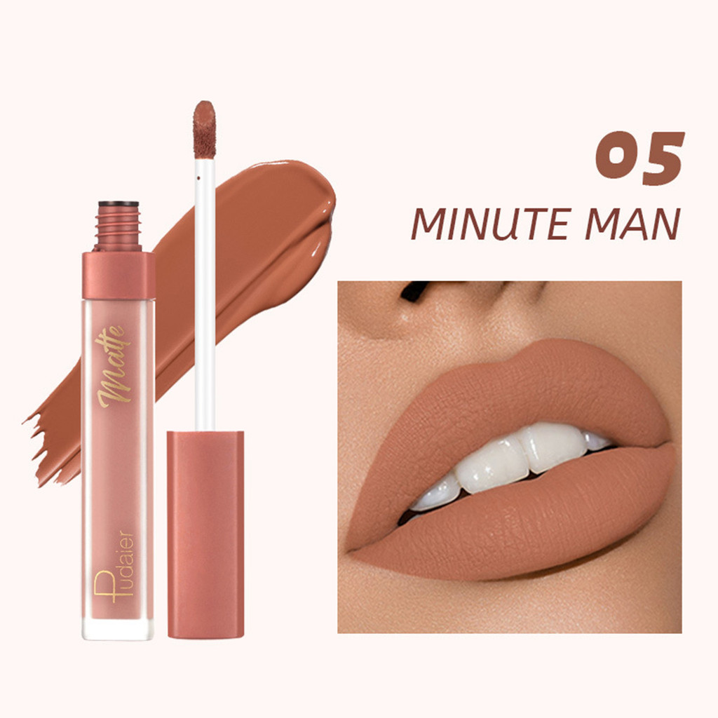 ลิปสติกชนิดน้ําติดทนนาน Matte Bright Colours Lips Gloss