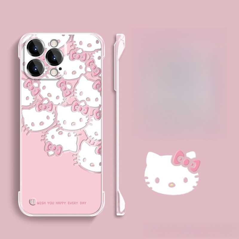 Hoco Apple 16 เคสโทรศัพท์ iPhone15Plus Ultra-Thin Frameless 14Pro หรูหรา X/XR กันกระแทก XSmax