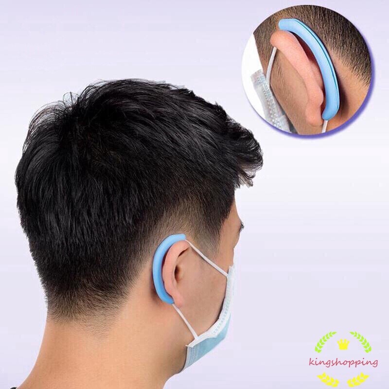 kingmallshop YT270(ร้านไทย) ตะขอสำหรับหน้ากาก ซิลิโคนอ่อน บรรเทาอาการปวดหู 1คู่(เครื่องประดับอื่นๆ หน้ากาก อุปกรณ์เสริม)