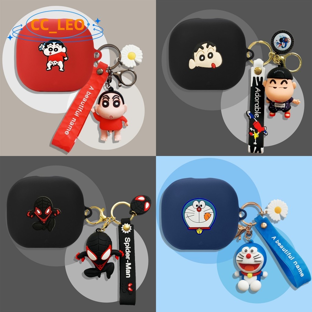 For Anker Soundcore Liberty 4 Pro Case Soundcore Liberty 4 Pro Cartoon Doraemon Silicone Soft Case C