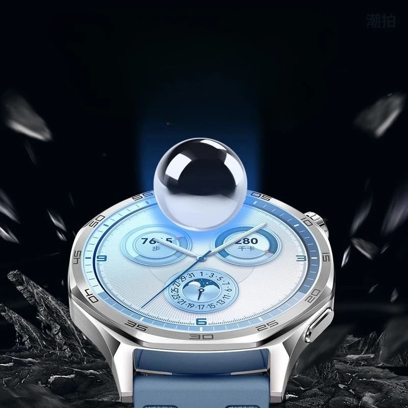 9h กระจกนิรภัยสําหรับนาฬิกา Huawei GT 5 Pro 42 มม.46 มม.Ultra-thin Anti Scrach ฟิล์มป้องกันหน้าจอสําหรับ Huawei นาฬิกา GT 5 41 มม.46 มม.ฟิล์ม - รูปที่ 3