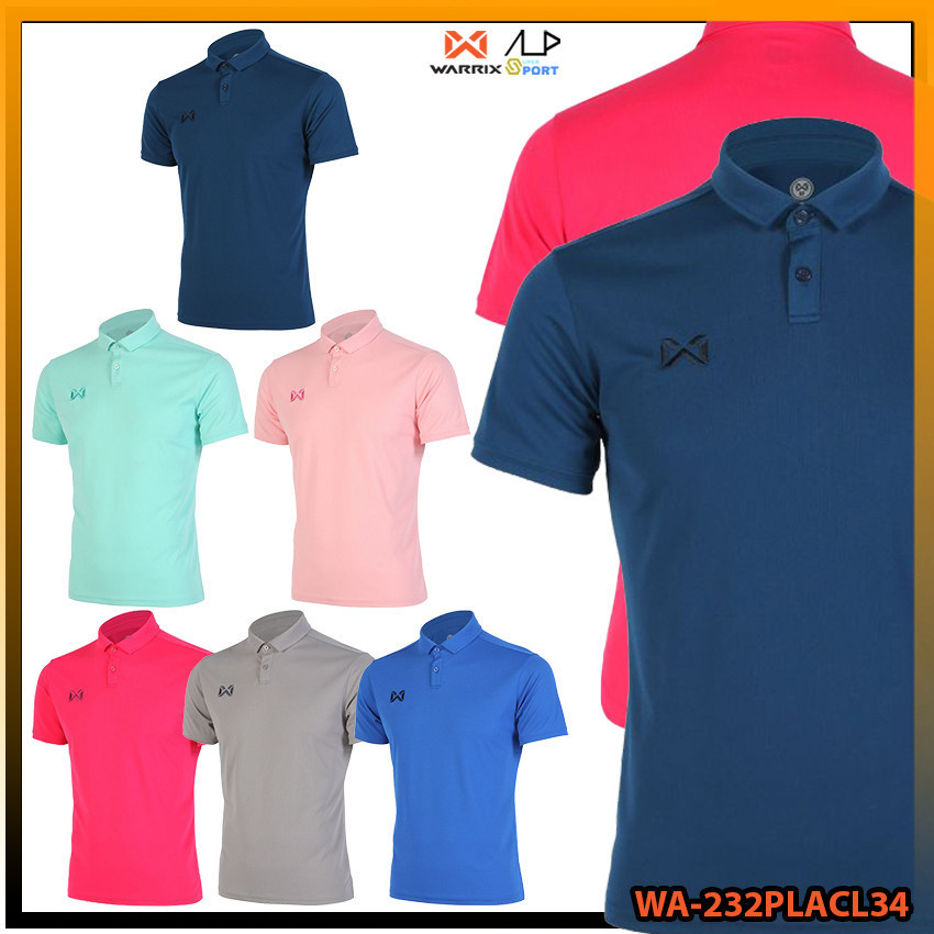 ลดโหดสูงสุด 1,000 บาท SP เสื้อโปโลวาริกซ์ WARRIX รุ่น WA-232PLACL34 PIN POLO เสื้อวอริกซ์แท้100%