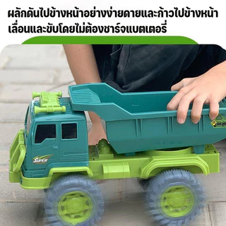 รถบรรทุกก่อสร้าง รถของเล่นก่อสร้าง เครื่องขุด รถดั๊มพ์ เครน รถบรรทุกผสม ทนต่อการตกหล่น