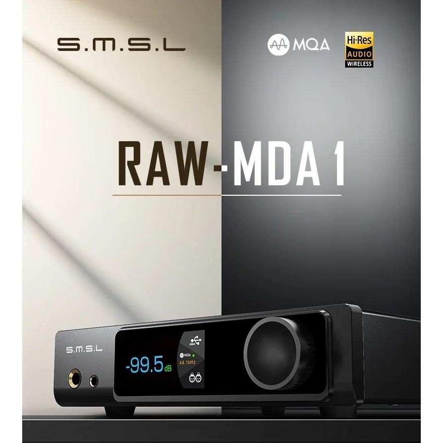 Smsl RAW-MDA1 MQA ถอดรหัสเต็มรูปแบบเสียงความละเอียดสูง Dual ESS9039Q2M DAC 6* OPA1612A บลูทูธ 5.1 LDAC