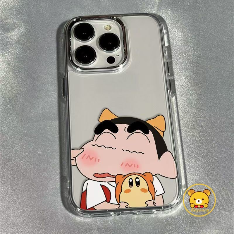 น่ารัก Shin-chan คู่สําหรับ OPPO Reno 12 11 11F 10 9 8 7 SE A1 F25 F21 Pro Plus 8Z 7Z 8T 6Z 5Z 5F 5K