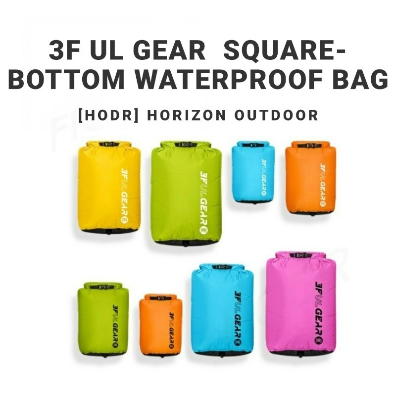 [LODR] 3F UL GEAR ถุงผ้าไนล่อน ทรงสี่เหลี่ยมผืนผ้า 6 12 24 36 ลิตร สําหรับตั้งแคมป์ กลางแจ้ง ถุงน้ำภายนอก ถุงจัดเก็บ