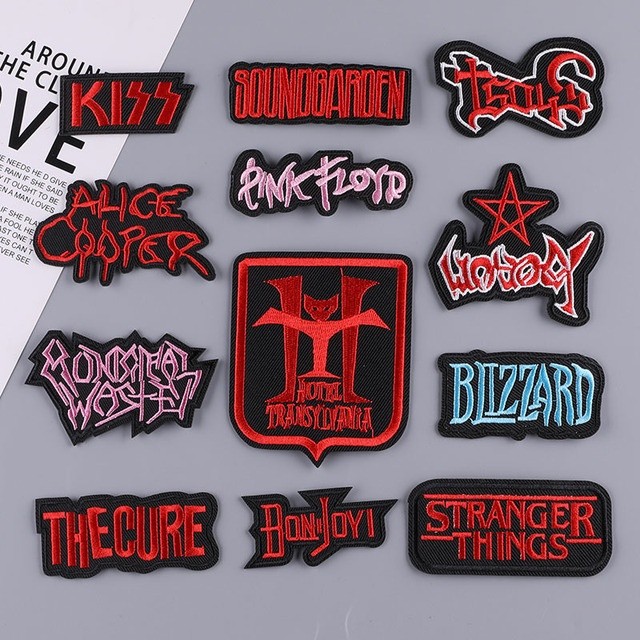 แดงเดือด‼️ตัวรีดติดเสื้อSTRANGER THINGSสุดเท่ blizzardสติ๊กเกอร์ติดเสื้อ ปีศาจ ติดผ้าห่ม ติดหมวก แจ็คเก็ต DIY Patch B42