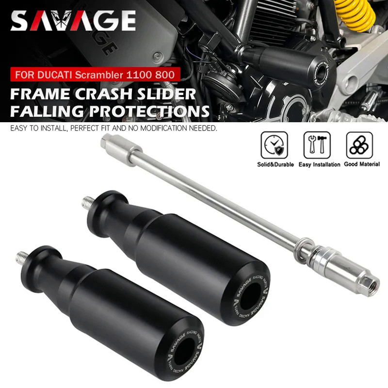 SV For DUCATI Scrambler 1100 800 Streetfighter 848 1100 Frame Slider Crash Protector Motorcycle Engi