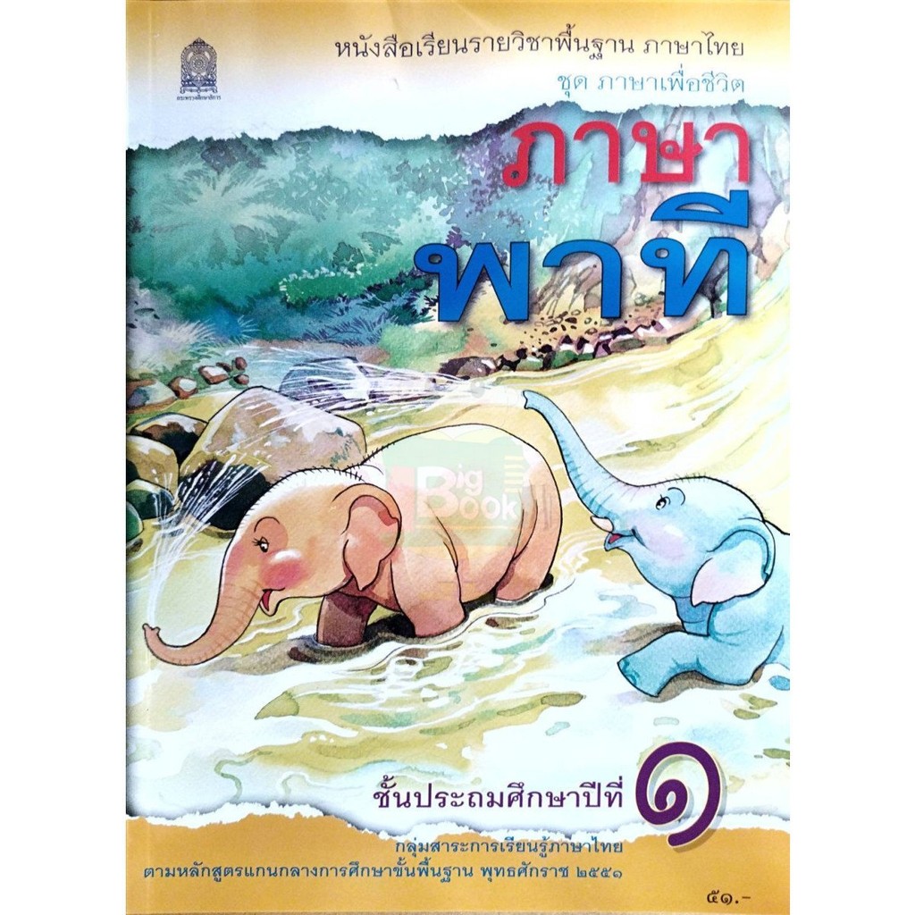หนังสือเรียน ภาษาพาที ป.1 ป.2 ป.3 ป.4 ป.5 ป.6 (สสวท.)