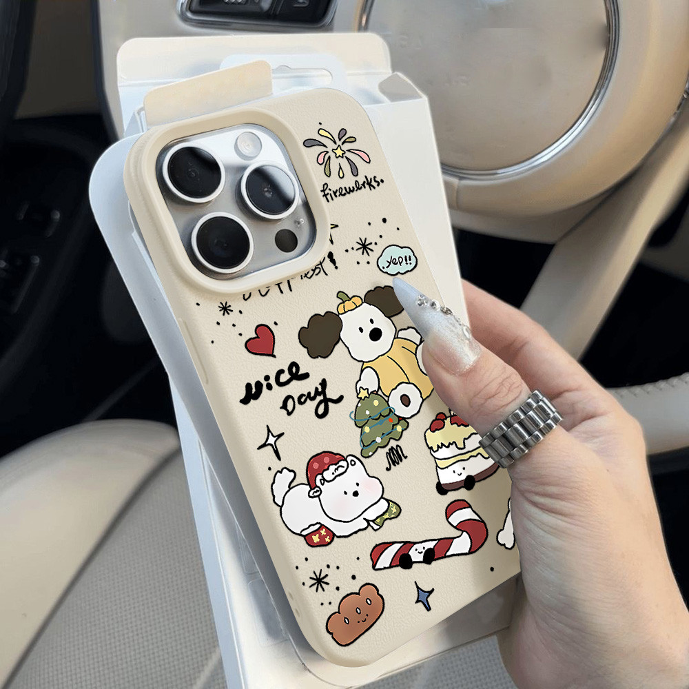Leather อ่อนนุ่มเคสโทรศัพท์มือถือ For เคสไอโฟน13 IPhone 15 14 Pro Max Plus 11 16 13 12 XR X Xs 16promax 15promax 16pro