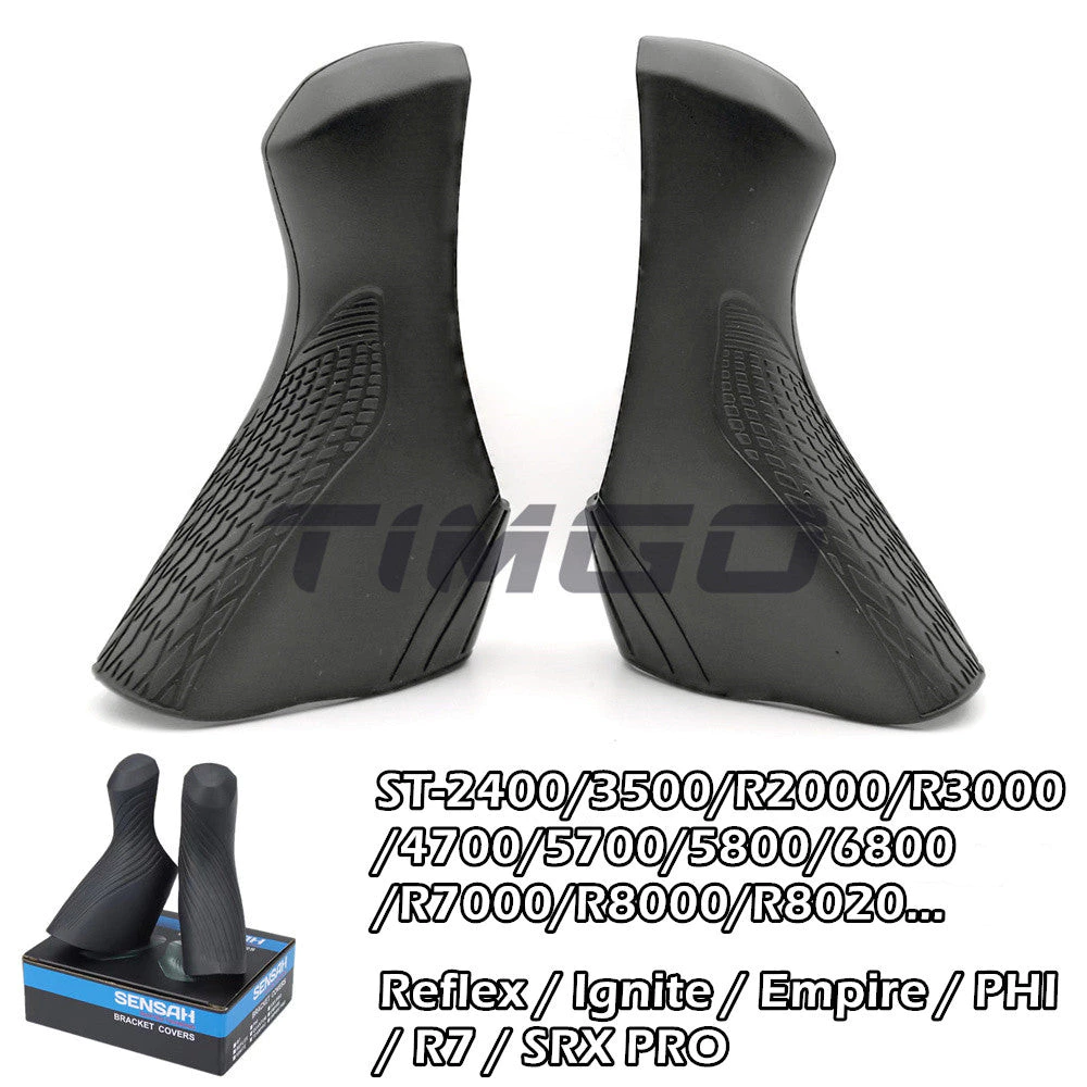 แผนที่กรวดจักรยาน STI Dual Control Lever Bracket ฝาครอบ Hood 1 คู่เหมาะกับ DA UT 105 Tiagra Sora Claris ST-2300/2400/4700/5800/6800/R7000/R8000/R8020/R8025/RS685ah Series