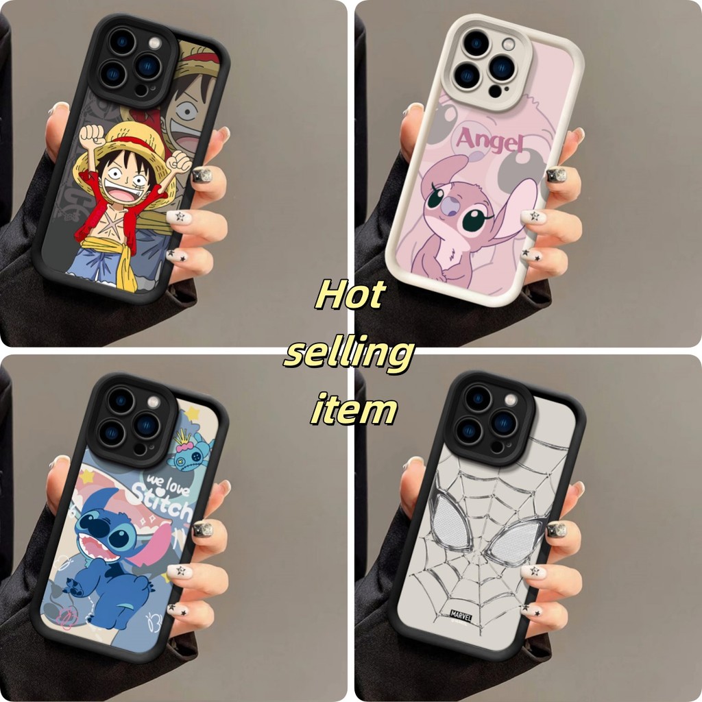 เคส iPhone16Pro iPhone16Pro Max การ์ตูนตุ๊กตาการ์ตูนของเล่น TPU เคสโทรศัพท์ซิลิโคนอ่อนนุ่ม KLQ2