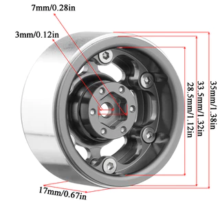 4PCS 1.3 "ล้อยาง 70*27 มม.โคลน Terrain Tyre ชุดสําหรับ 1/18 TRX4M 1/24 SCX24 RC Crawler รถ