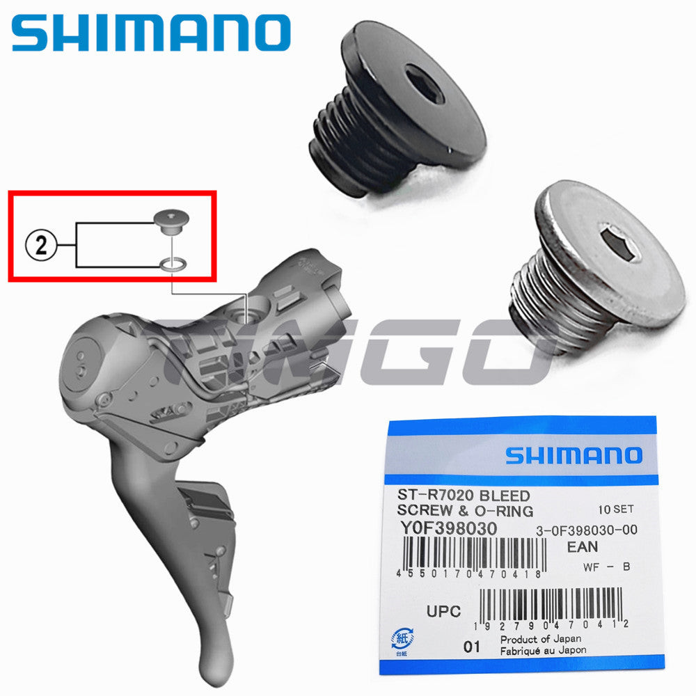 Shimano STI คันเบรคสกรูไล่ลมและโอริง Y0C698030 Y0f398030 Y0rm98020 Y0MX98020 DA GRX UT 105 Tiagra