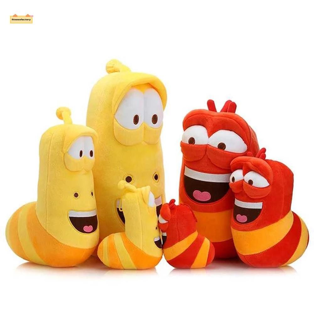 Fitnessfactory Larva Plush ของเล่นเด็กเด็กน่ารักคริสต์มาสเกาหลีอะนิเมะตลกแมลง Slug