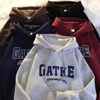 MNO.9 Hoodie M248 เสื้อฮู้ด สกรีนอก มีกระเป๋าล้วงด้านหน้า GATKE ผ้าสำลีหนานุ่ม เสื้อกันหนาว เสื้อแขนยาว ฮู้ด