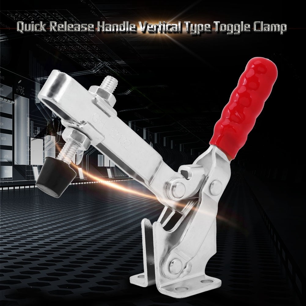 GH-12132 Toggle Clamp 227KG 500lbsความจุถือQuick Release Handleประเภทแนวตั้งPush-Pull Clamps
