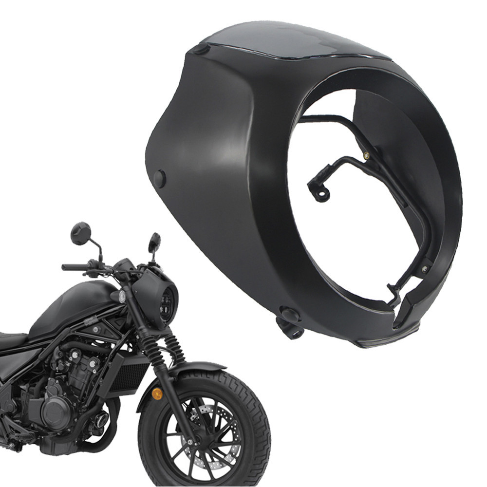 Yสำหรับ Honda Rebel CMX 500 CMX500ไฟหน้ารถจักรยานยนต์ Fairing ฝาครอบหน้ากากกระจกรถยนต์กระจกหน้ารถ De