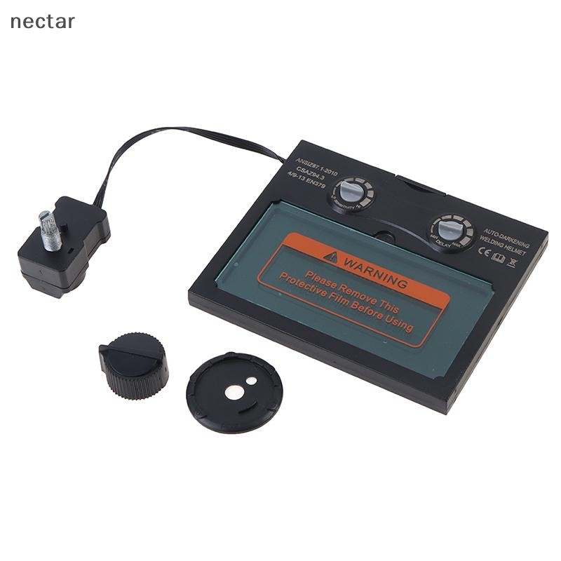 Tar Auto Solar Darkening หมวกกันน็อคเชื่อมเลนส์แว่นตาหมวกกันน็อคอัตโนมัติกรอง N