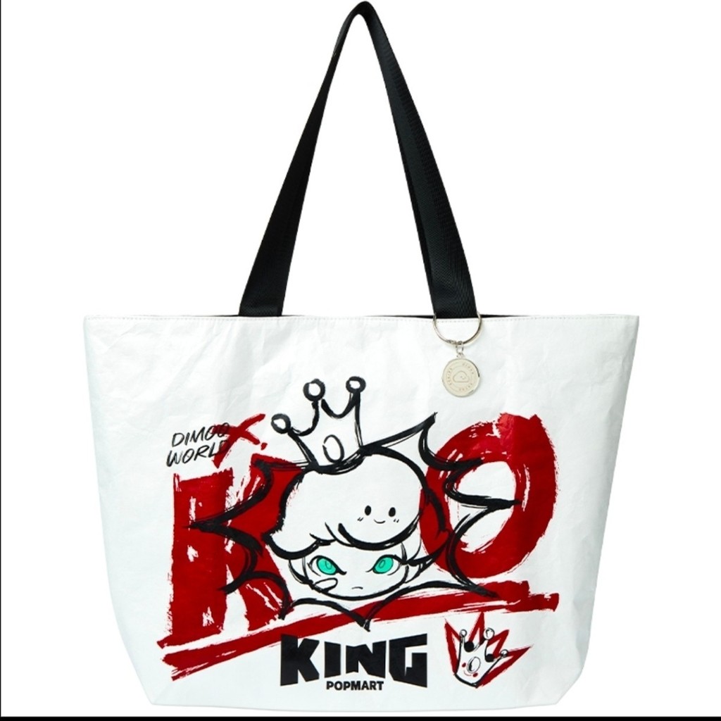 Popmart Dimoo Shoulder Bag ซีรีส์การทำซ้ำแบบคลาสสิกเทรนด์พกพาแพ็คเกจพกพาของแท้