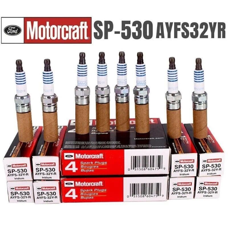 8 ชิ้นของแท้ OEM Motorcraft SP-530 หัวเทียนอิริเดียม Ford Escape Lincoln MKZ