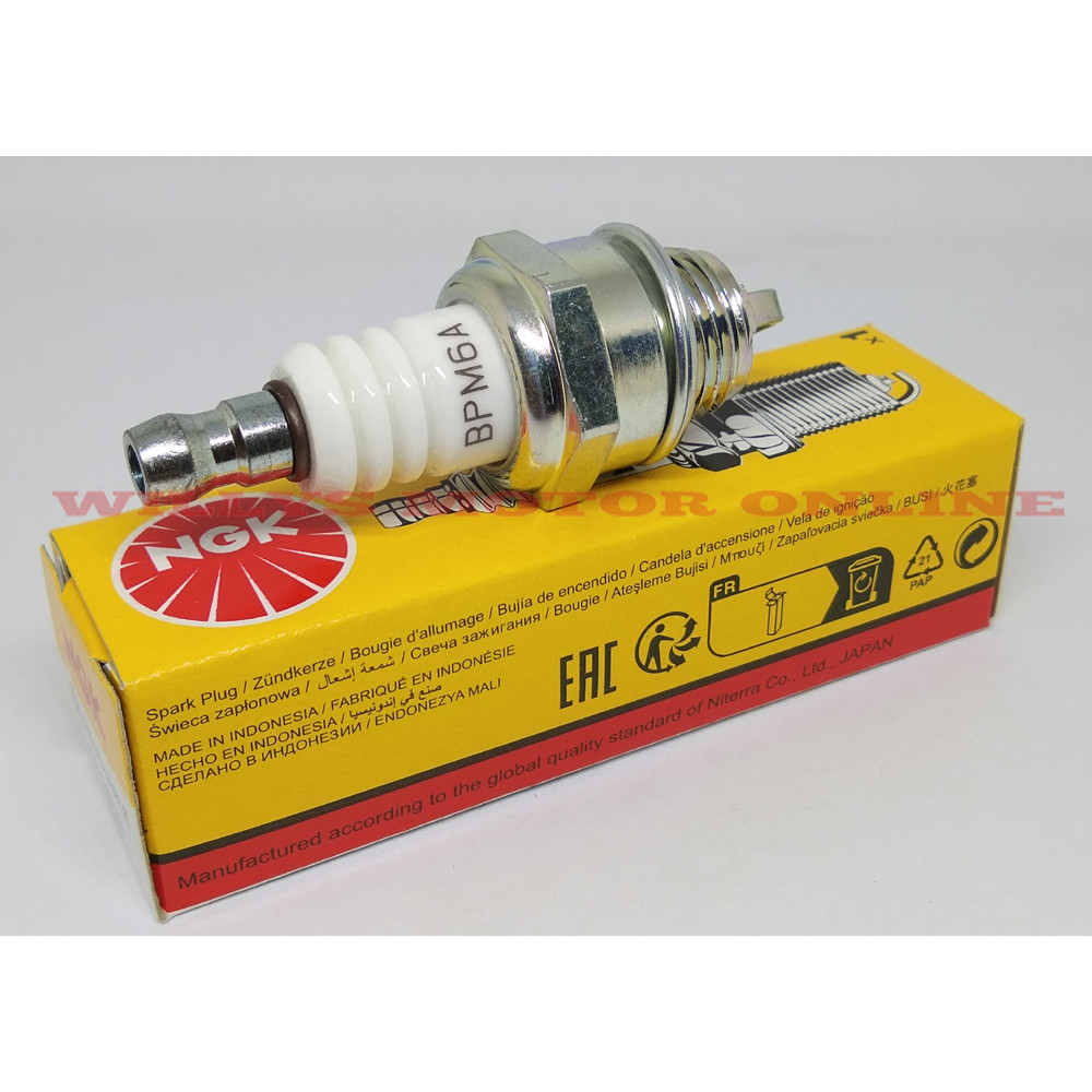 MESIN NGK BPM6A 2-STOKE LAWN MOWER SPARK PLUG