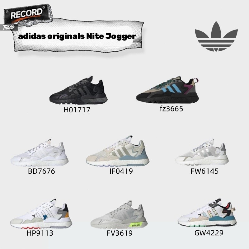 adidas originals Nite Jogger men and women sneakers（H01717）（fz3665）（IF0419）（FW6145）（HP9113）（FV3619）ของแท้ 100%