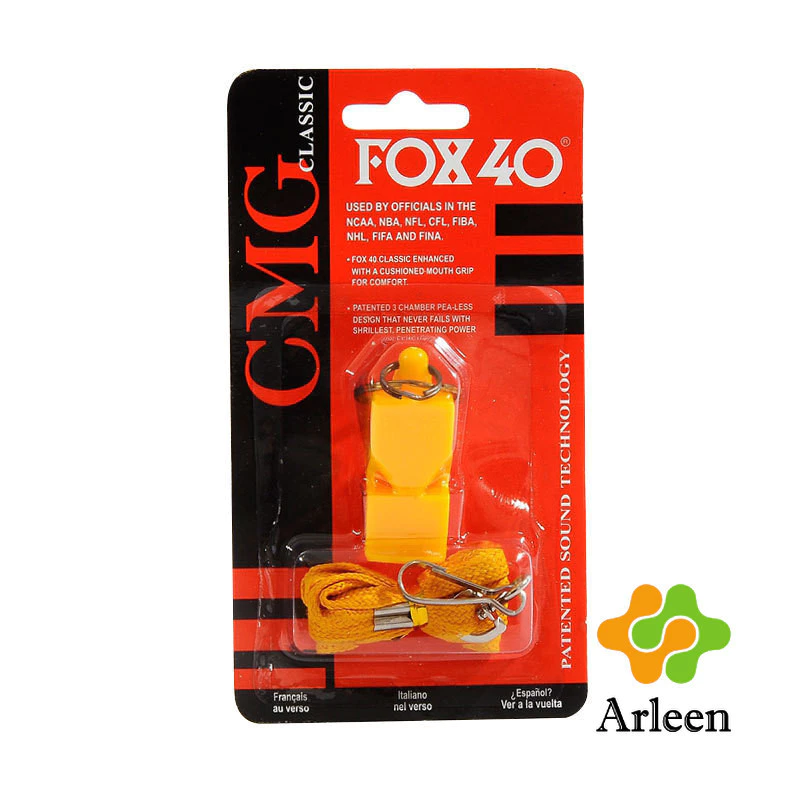 นกหวีด FOX 40 พร้อมเชือกคล้องคอ สำหรับกีฬาและเหตุฉุกเฉิน thumbnail 10